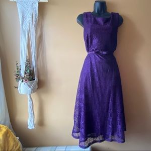 Danny and Nicole Lace Dress with Belt